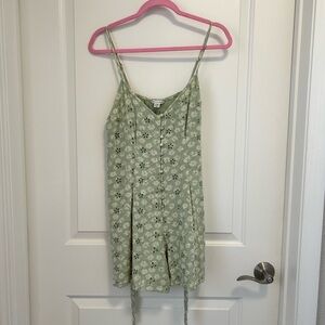 American Eagle Outfitters Sage Floral Romper